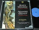 IDA HAENDEL Wieniawski & Glazunow Violin Concerto/ Czech LP 1965 SUPRAPHON 50687