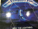 METALLICA 1984 LP RIDE THE LIGHTNING ORIG MFN 27 UK VG++ INSERT