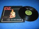 OZ - FIRE IN THE BRAIN LP    ( PRIVATE METAL , GOTHAM CITY , OVERDRIVE , MERCY )