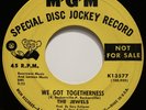 THE JEWELS: WE GOT TOGETHERNESS - ORIG 1966 NORTHERN SOUL FUNK PROMO VG++ 45rpm