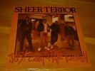 SHEER TERROR Just Can't Hate Enough  Original Blackout  LP NM NYHC Punk Warzone
