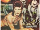 DAVID BOWIE Diamond Dogs LP VINYL Greece Rca 1974 11 Track Orange Label Design