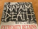 Napalm Death, Extremity Retains. Rare 12” Red Vinyl.