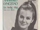 ABBA / ANNI-FRID LYNGSTAD En Ledig Dag RARE 1967 debut Sweden 45 FRIDA swedish
