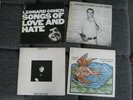 4 LP´s - Leonard Cohen - LIVE SONGS/SONGS OF LOVE AND HATE/SONGS FROM A ROOM/NEW