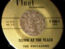 1950s Doo-Wop 45 - THE PENTAGONS 