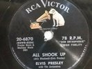 Elvis Presley - All Shook Up / That's When Your Heartaches Begin - RCA 78 VG+
