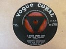 JOHNNY DESMOND A WHITE SPORT COAT / JUST LOOKIN' VOGUE CORAL TRI 45-Q 72261 EX