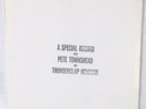 Pete Townshend And Thunderclap Newman Special LP White Label Promo Vinyl The Who