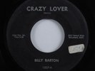 Rockabilly 45 BILLY BARTON Crazy Lover VIDOR HEAR