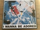 The Stone Roses I Wanna Be Adored 12” Vinyl w/ Print 1991 Ian Brown John Squire
