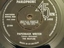 THE BEATLES   ORIGINAL  1966 UK 45  PAPERBACK WRITER    EX-