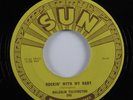 Rockabilly 45 MALCOLM YELVINGTON Rockin' With My Baby SUN HEAR
