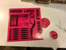 Mark Lane male nymph '87 clear lime color wax lp +single PROMO vinyl orig minwav