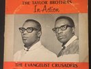 THE TAYLOR BROTHERS IN ACTION the Evangelist Crusaders Rare Lp Vinyl Record