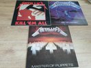 METALLICA - KILL, RIDE, MASTER LPs KOREA UNIQUE COVER