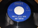 BOB DENTON Pretty Little Devil/Thinkin ORIGINAL 1961 Crest 45-1086 EDDIE COCHRAN
