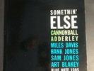 Cannonball Adderley,Miles Davis,Somethin Else,BLUE NOTE 1595,W63RD,Vinyl Jazz LP