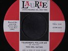 DEL-SATINS: Teardrops Follow Me / Best Wishes, Good Luck, Good-bye 45