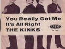 Kinks - You Really Got Me/It's All Right (Single Vogue DV 14206) RAR