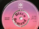 MAXINE BROWN, ONE IN A MILLION & LET ME GIVE YOU MY LOVIN, RARE DISCO DEMAND 45.