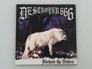 DESTROYER 666 Unchain the Wolves Blue LP RARE First Press Death metal vinyl band
