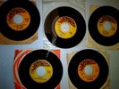 FIVE LOS CADETES DE LINARES 45 RPM  RECORDS  PLUS  2 FREE RANDOM BONUS RECORDS