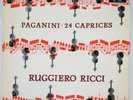 RUGGIERO  RICCI, Paganini. 24 Caprices,  SXL 2194 WBG UK ED1