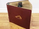 Antique 17-Page VICTOR 'His Masters Voice' Record Binder, With 17 Shellac 78 RPM