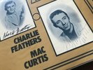 Autographed Rockabilly Kings. Charlie Feathers Mac Curtis. Very Nice Condition.