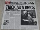 JETHRO TULL Thick as a Brick SCARCE UK 1972 EX LP with SUEPRB EX++ EJ DAY COVER.