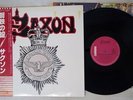 SAXON STRONG ARM OF THE LAW CARRERE P-10971G Japan OBI VINYL LP