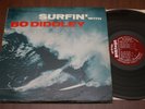 Bo Diddley LP Surfin' With orig Checker maroon MONO R&B rocker EX blues DG