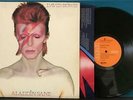 DAVID BOWIE ALADDIN SANE 1973 ORANGE LBL 1st PRESS LP INNER G/F CVR GLAM ROCK