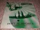 Agression Don't Be Mistaken 1983 Original Album LP Blood Red Vinyl & Insert Punk