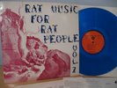 RAT MUSIC LP 1984 blue vinyl D.R.I FANG MINUTEMAN BUTTHOLESURFERS WHITE LIE