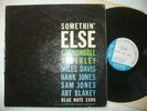 CANNONBALL ADDERLEY SOMETHIN`ELSE 1958 US ORIG. 1st PRESS BLUE NOTE NO R NO INC