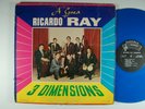 RICARDO RAY with A GOZA 3 Dimensions LATIN LP Fonseca DG Blue Vinyl