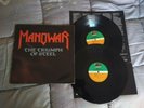 MANOWAR THE TRIUMPH OF STEEL 2 LP 1ST PRESS 1992 GERMANY ATLANTIC TRUE METAL