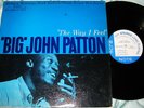 Big John Patton ?– 'The Way I Feel' - BLUE NOTE STEREO 1ST PRESS RVG PLASTYLITE