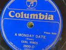 Columbia  2800D EARL HINES 57 Varieties 78 rpm 1928 EE+  HOT stride / rag piano