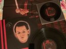 TELEKON LP & DARK RED VINYL 7 Inch & MINT POSTER & STICKERED SLEEVE. Gary Numan