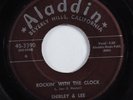 R&B 45 SHIRLEY & LEE Rockin' With The Clock ALADDIN HEAR