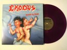 EXODUS BONDED BY BLOOD LP RARE 2017 IMPORT PURPLE VINYL + POSTER SLAYER