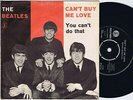 THE BEATLES Can't Buy Me Love b/w You Can't Do That Danish 45PS 1964
