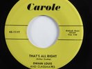 Rockabilly 45 DWAIN LOUIS AND CLASSMATES That's All Right CAROLE VG++ HEAR