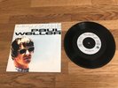 PAUL WELLER SILVER LABEL 7” VINYL - ABOVE THE CLOUDS - THE JAM - STYLE COUNCIL