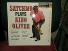 LOUIS ARMSTRONG Satchmo Plays King Oliver RARE AUDIO FIDELITY UK VINYL LP JAZZ