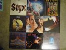 STYX (9) VINYL LP's