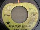 Beatles Ringo BEAUCOUPS OF BLUES Rare Apple 45 Variety. Black Star, no Cap logo